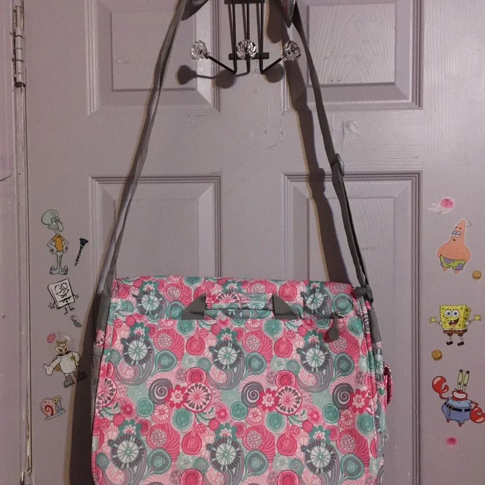 J World Blue Raspberry Crossbody Messenger Bag